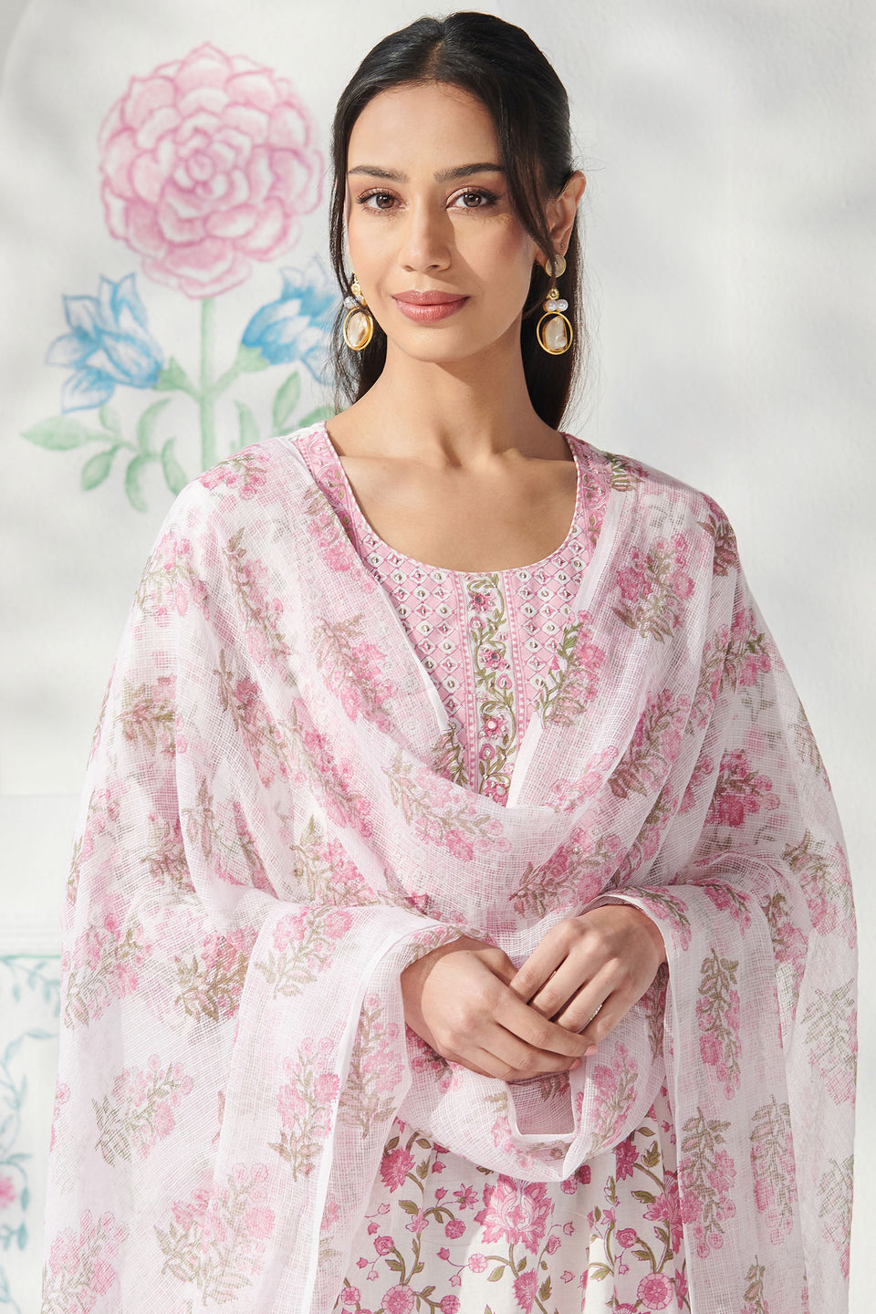 Gulbahar Zeina Sanganeri Dupatta