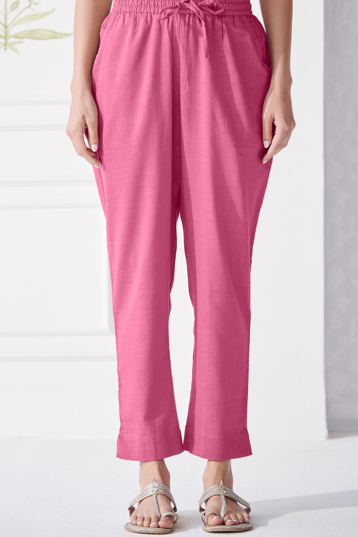 Surplus: Roza Sabira Pink Narrow Pants