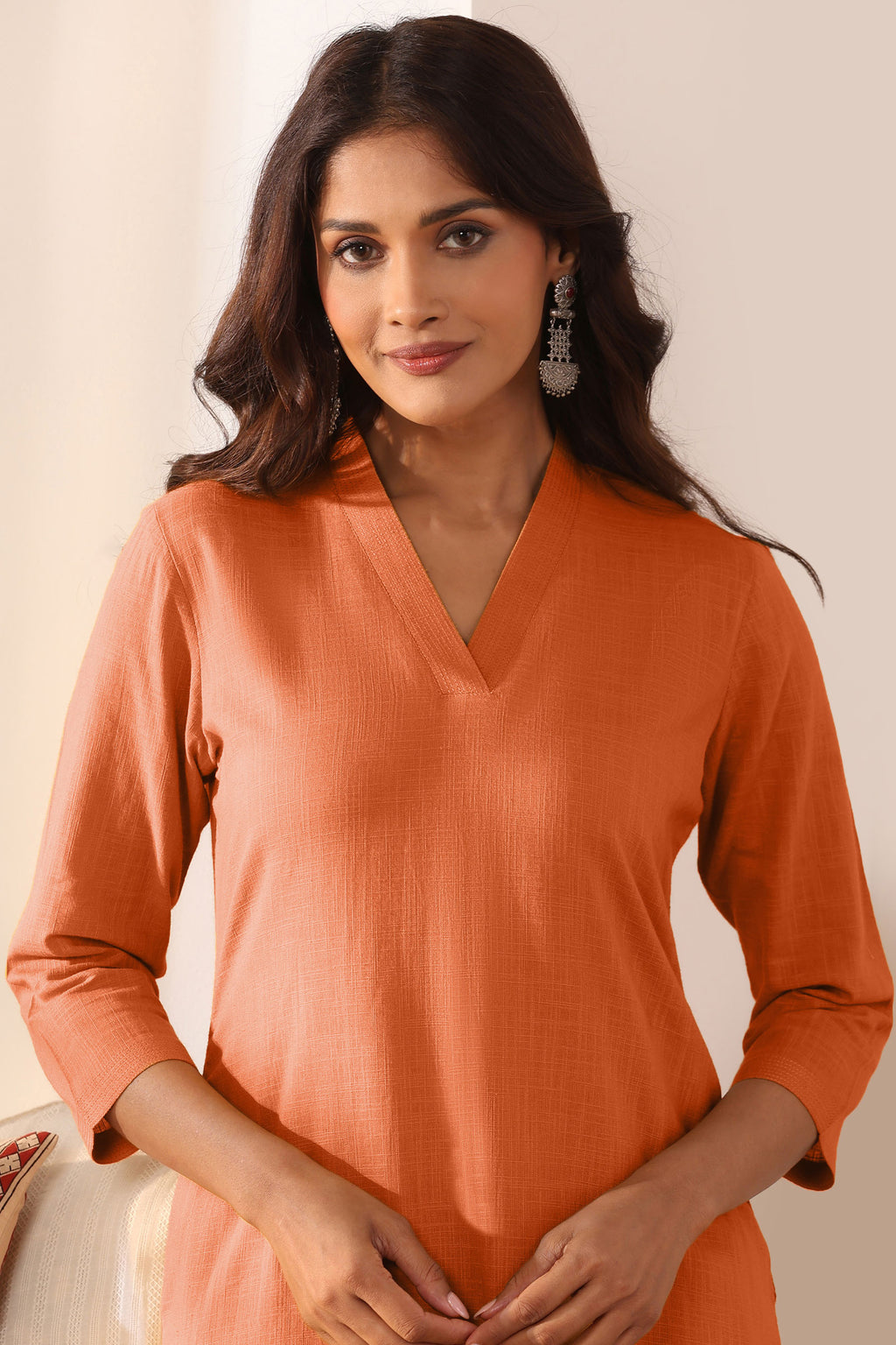 Roza Alizah Orange Kurta