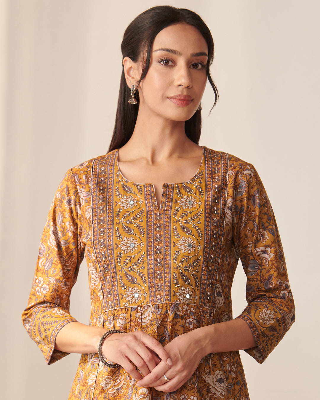 Gauhar Shireen Sanganeri Kurta