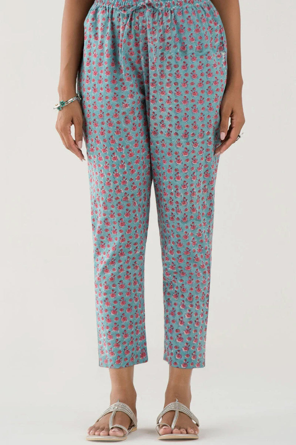 Gulbarg Jia Sanganeri Narrow Pants