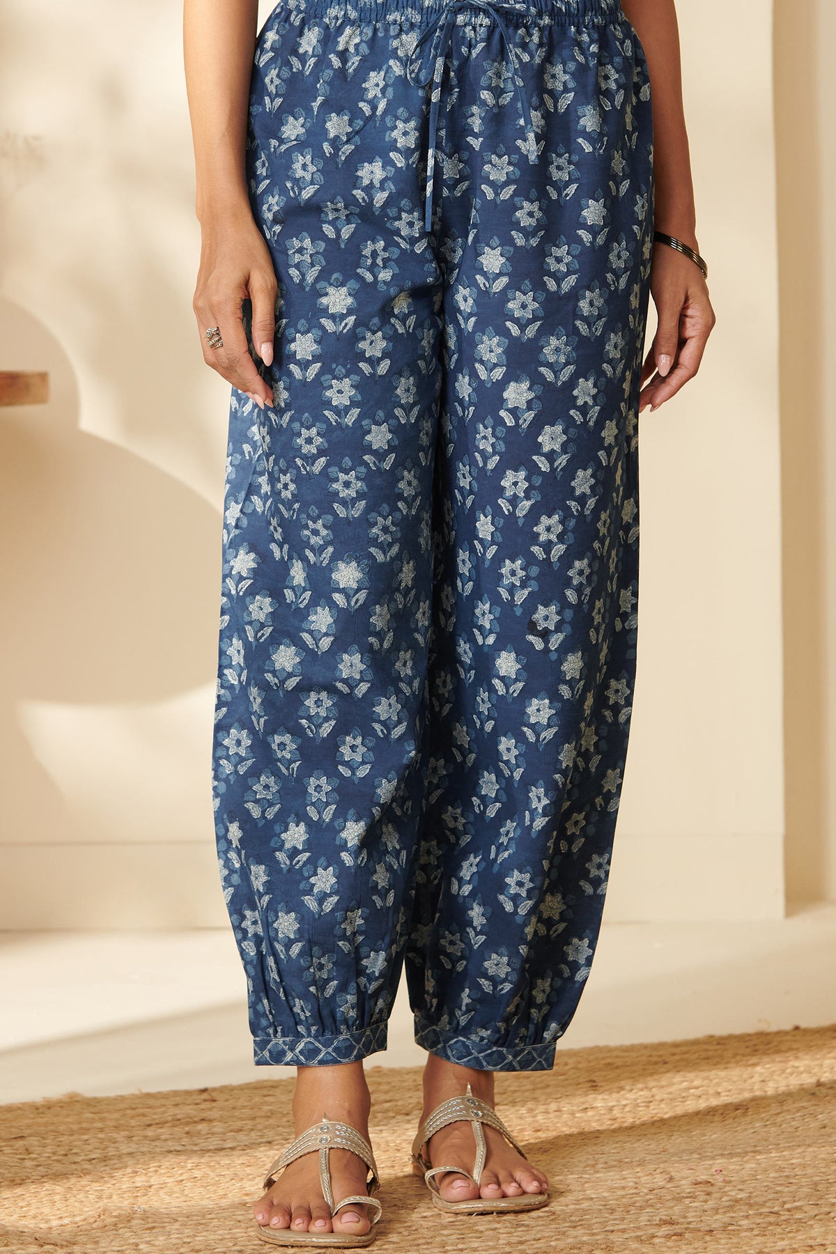 Sehra Nazneen Bagru Izhaar Pants