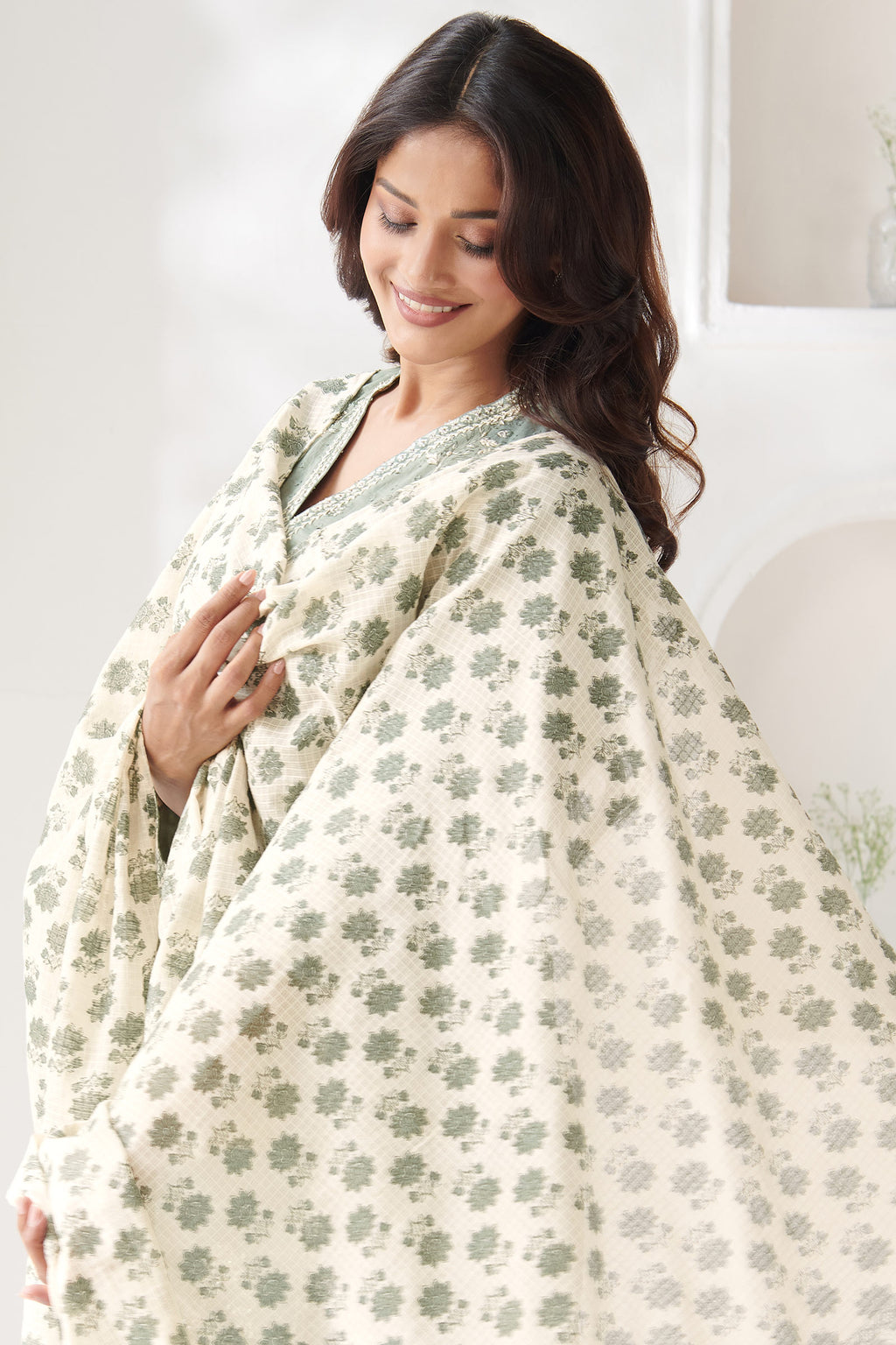 Gulbarg Nadira Sanganeri Dupatta