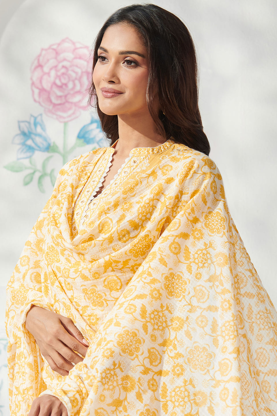 Gulbahar Pariza Sanganeri Dupatta