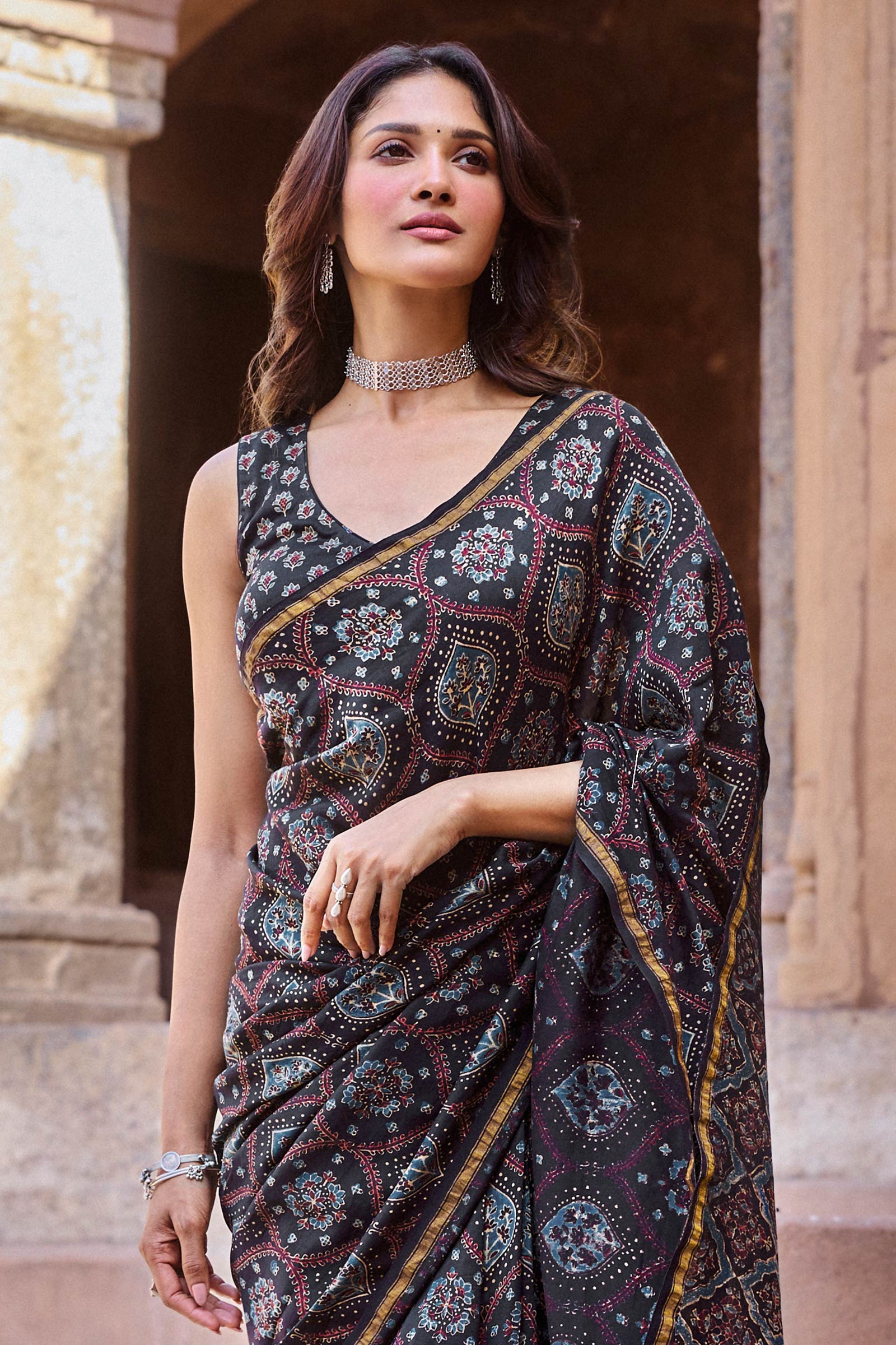 Surplus: Sehra Afreena Ajrak Saree