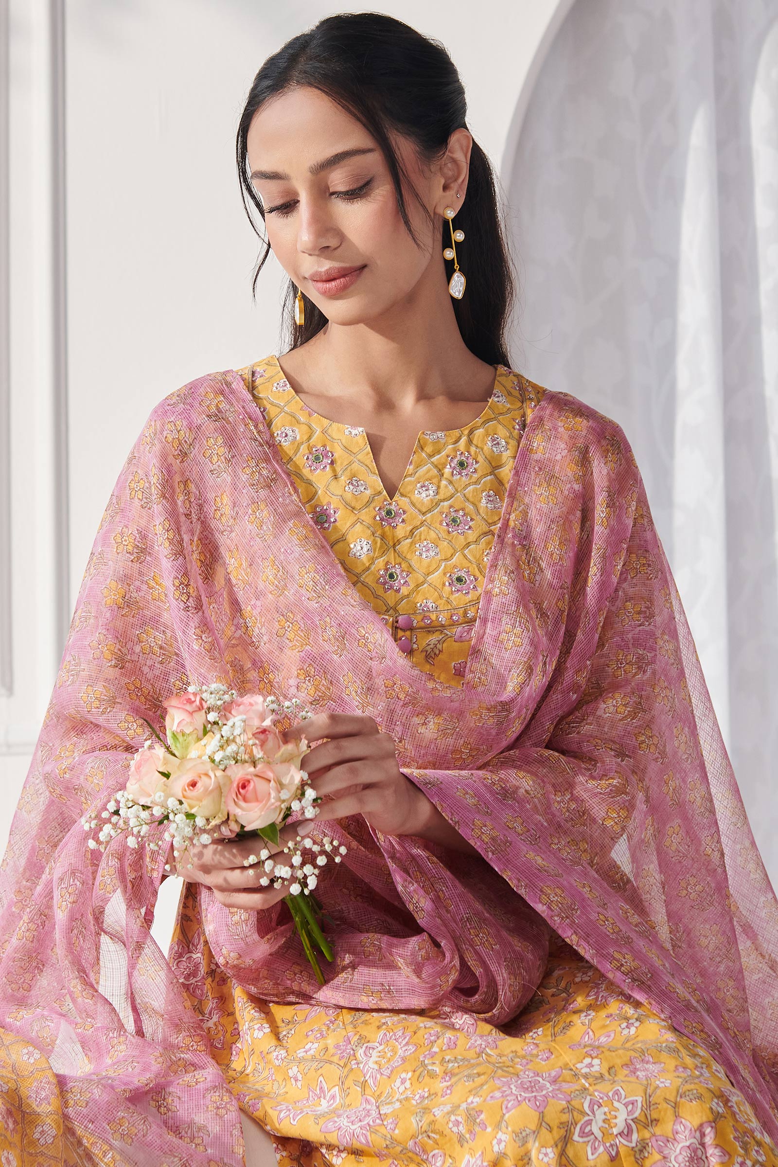 Gulbahar Azma Sanganeri Dupatta