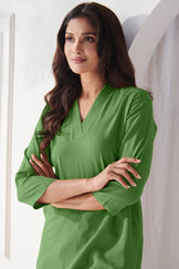 Roza Naima Green Kurta