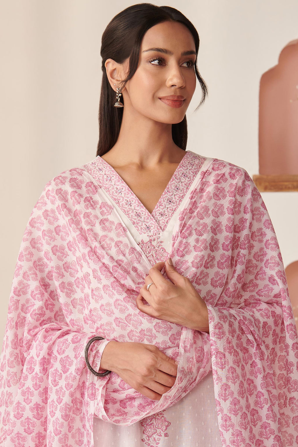 Rosheen Asfiya Sanganeri Dupatta