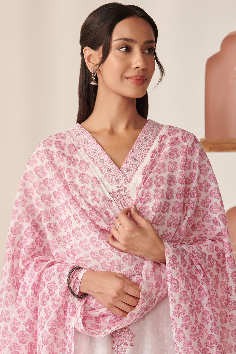 Rosheen Asfiya Sanganeri Dupatta