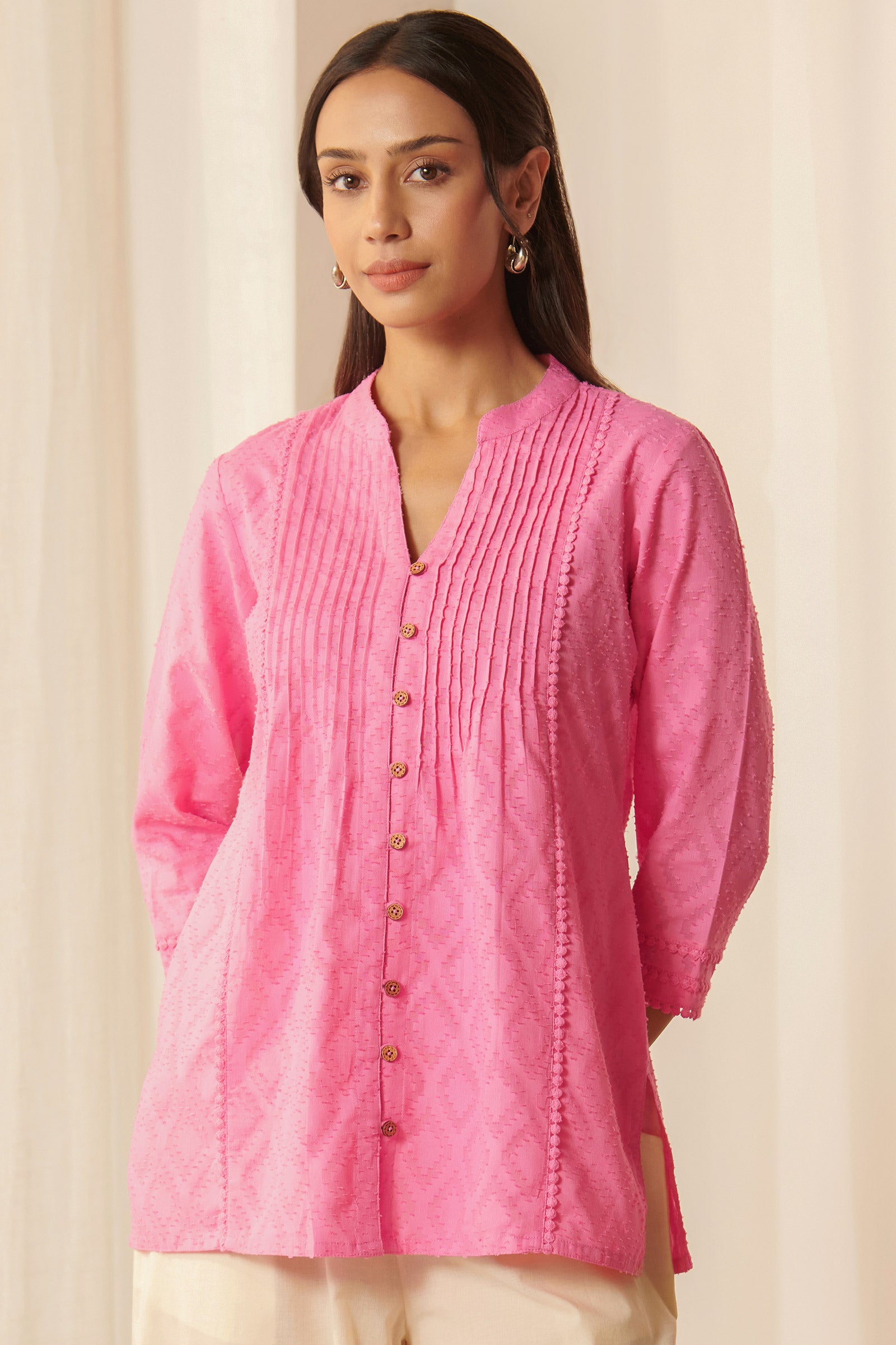 Roza Yasmin Strawberry Pink Top