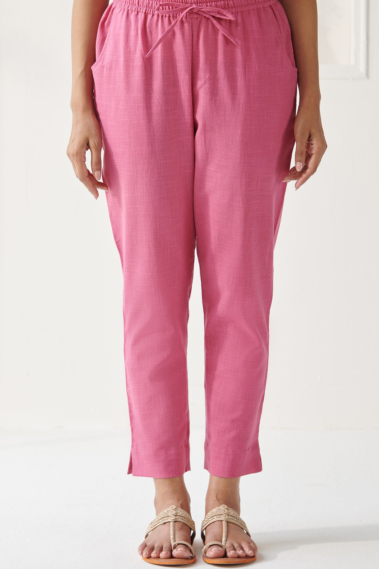 Surplus: Roza Rehana Pink Narrow Pants