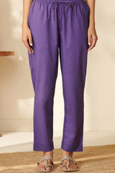 Roza Mahi Purple Narrow Pants