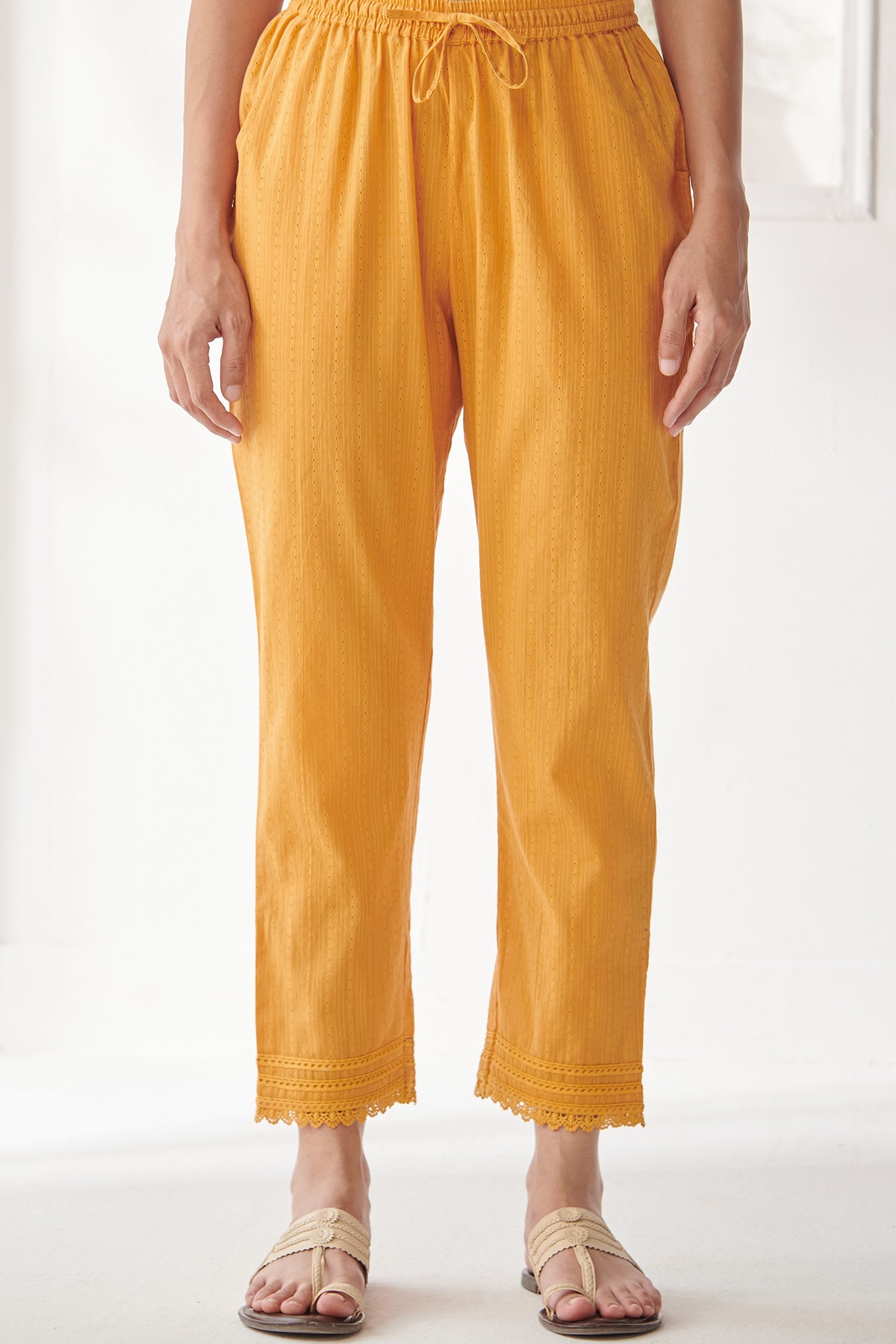 Roza Adira Yellow Narrow Pants