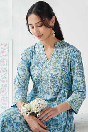 Gulbahar Ishrat Sanganeri Kurta