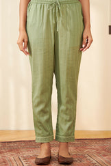 Surplus: Mehraab Falak Green Narrow Pants