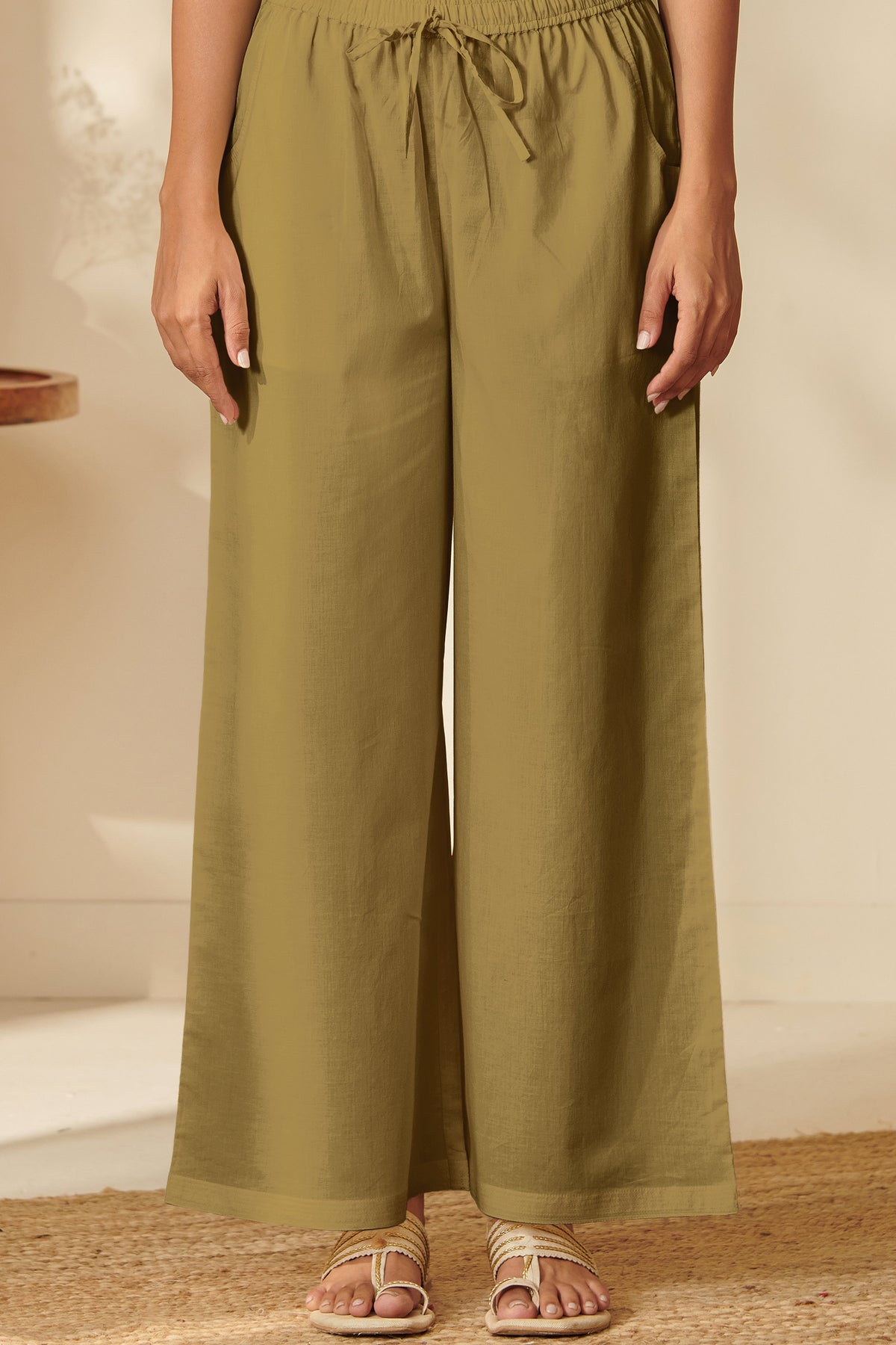 Roza Zoya Olive Green Farsi