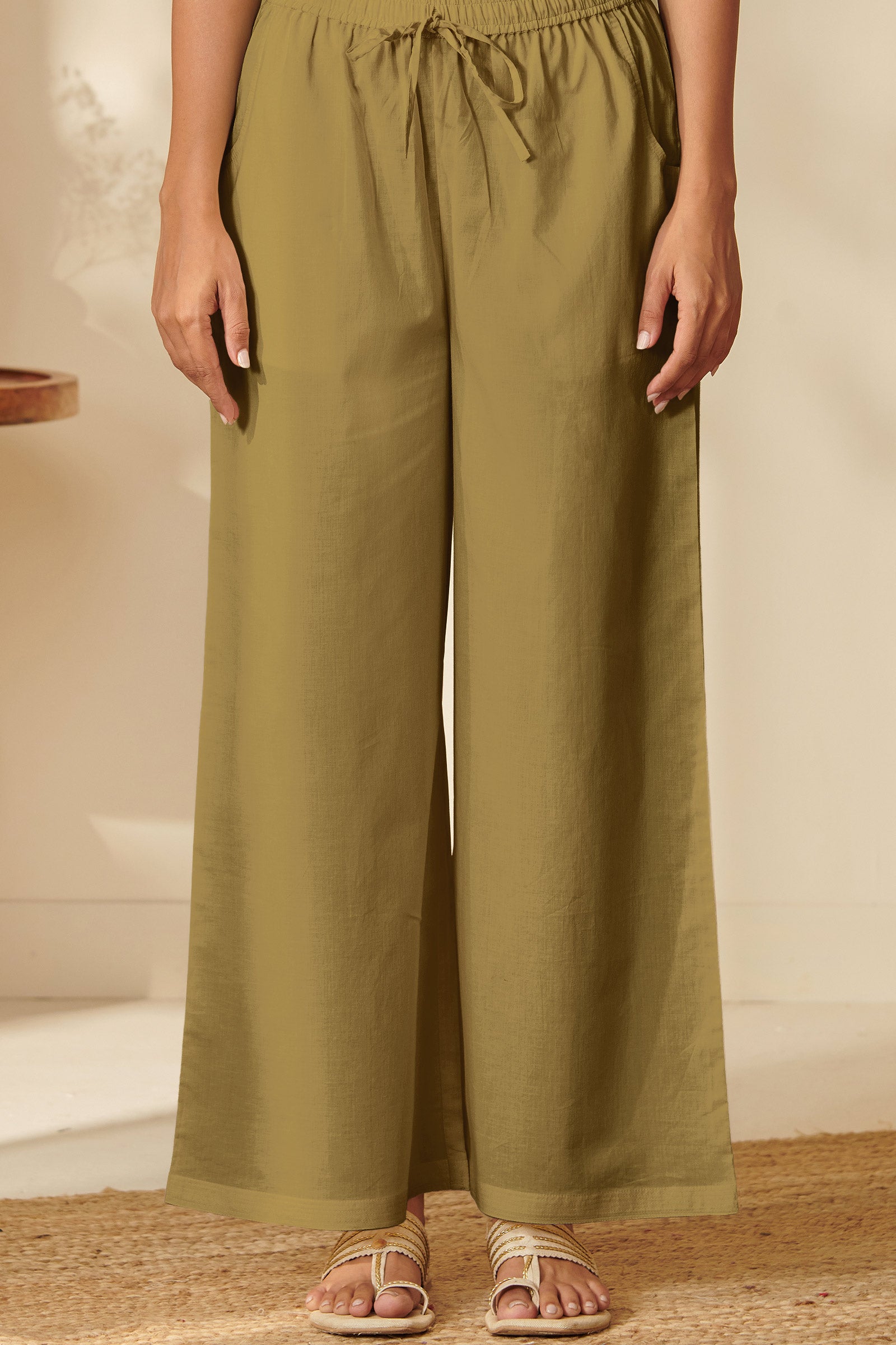 Roza Zoya Olive Green Farsi