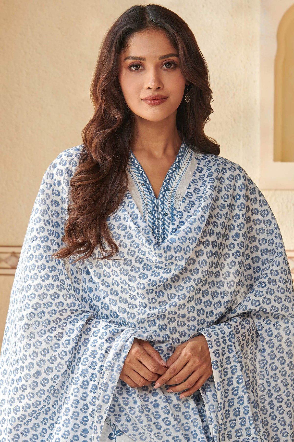 Neelofar Sahiba Sanganeri Dupatta