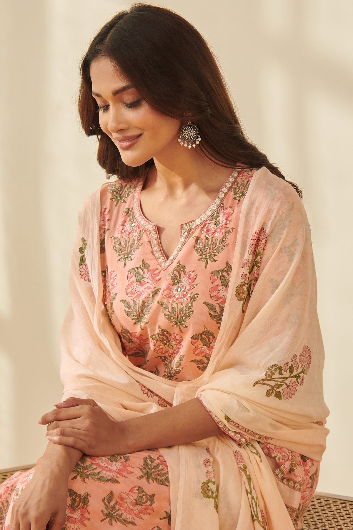Gulbarg Kaira Sanganeri Kurta