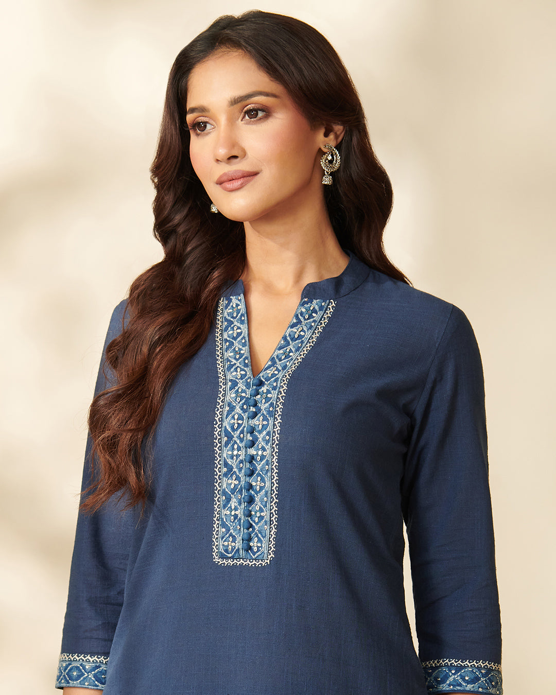 Sehra Nazneen Bagru Kurta