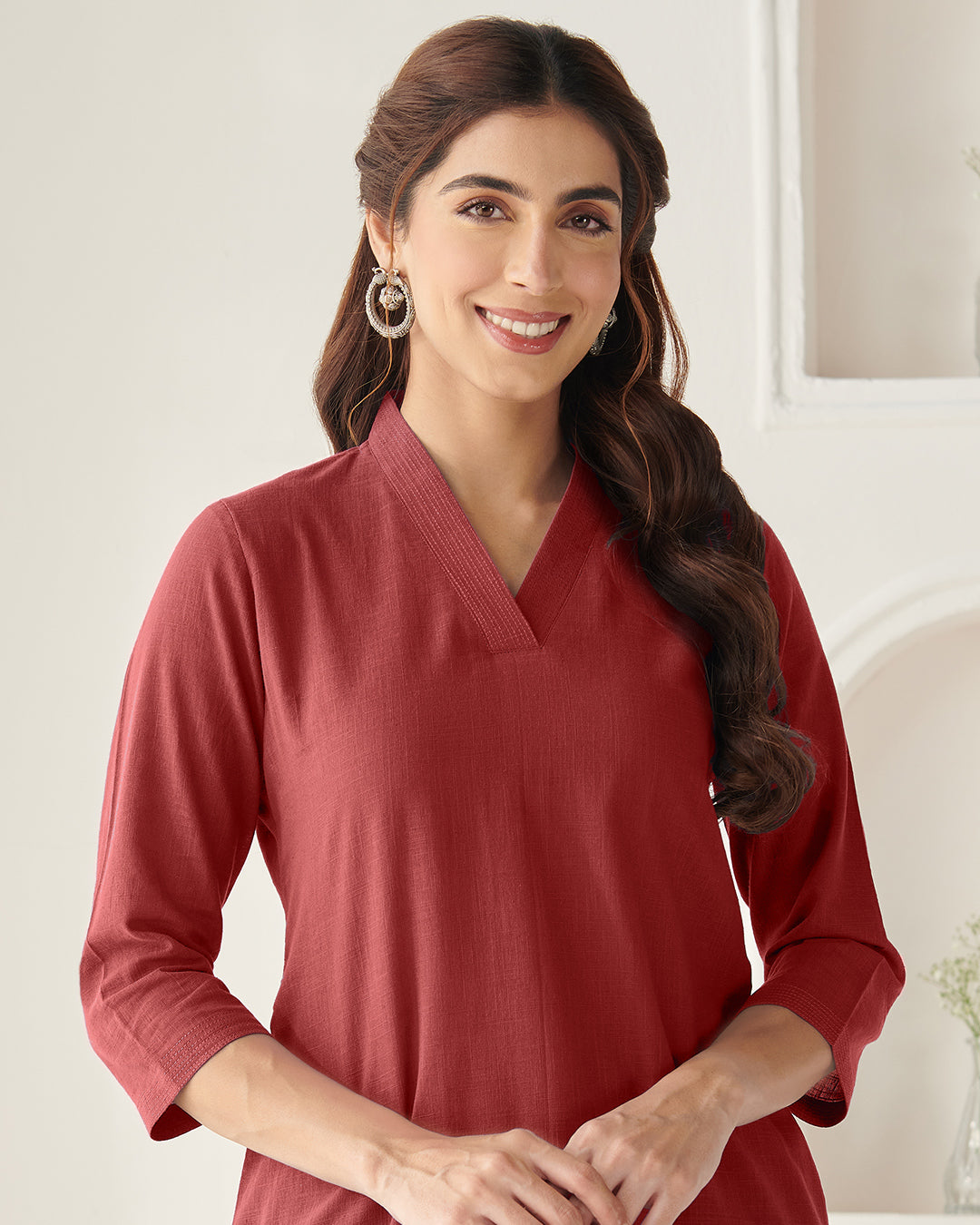 Roza Faraz Alta Red Kurta