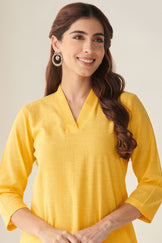 Roza Nadira Yellow Kurta