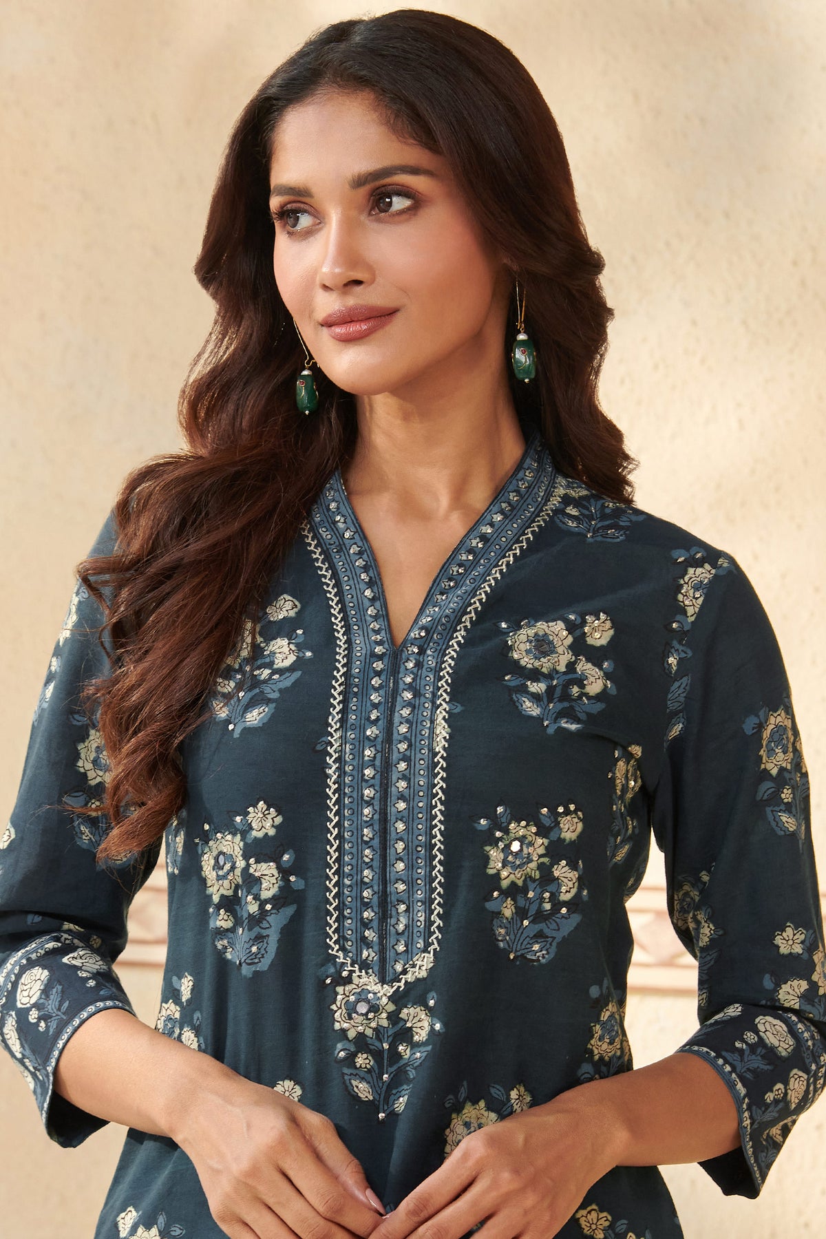 Sehra Seher Bagru Kurta