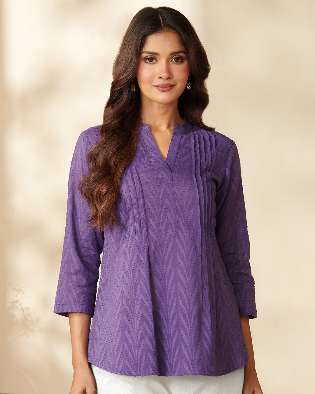Roza Kaynat Purple Top