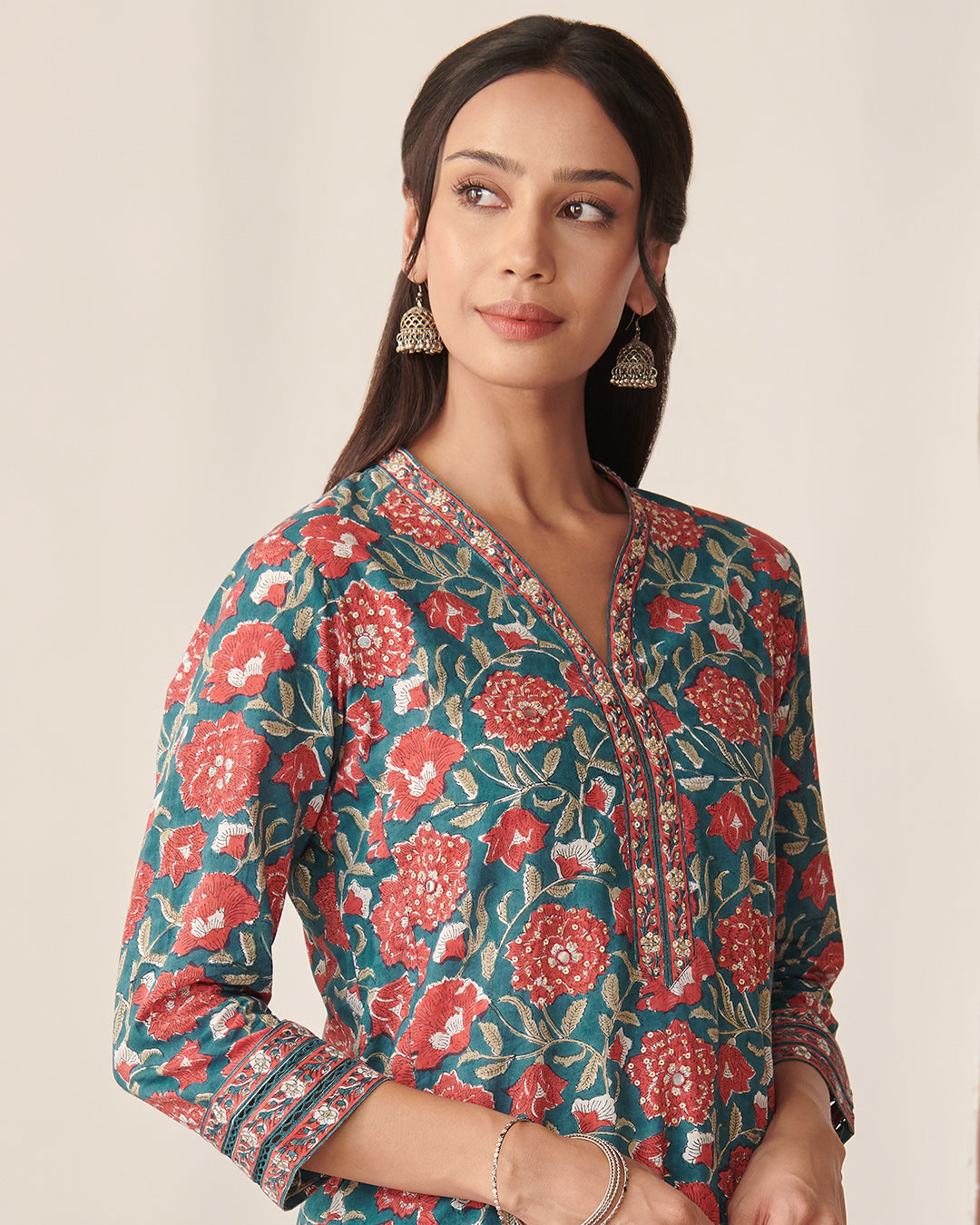 Zahira Farah Sanganeri Kurta