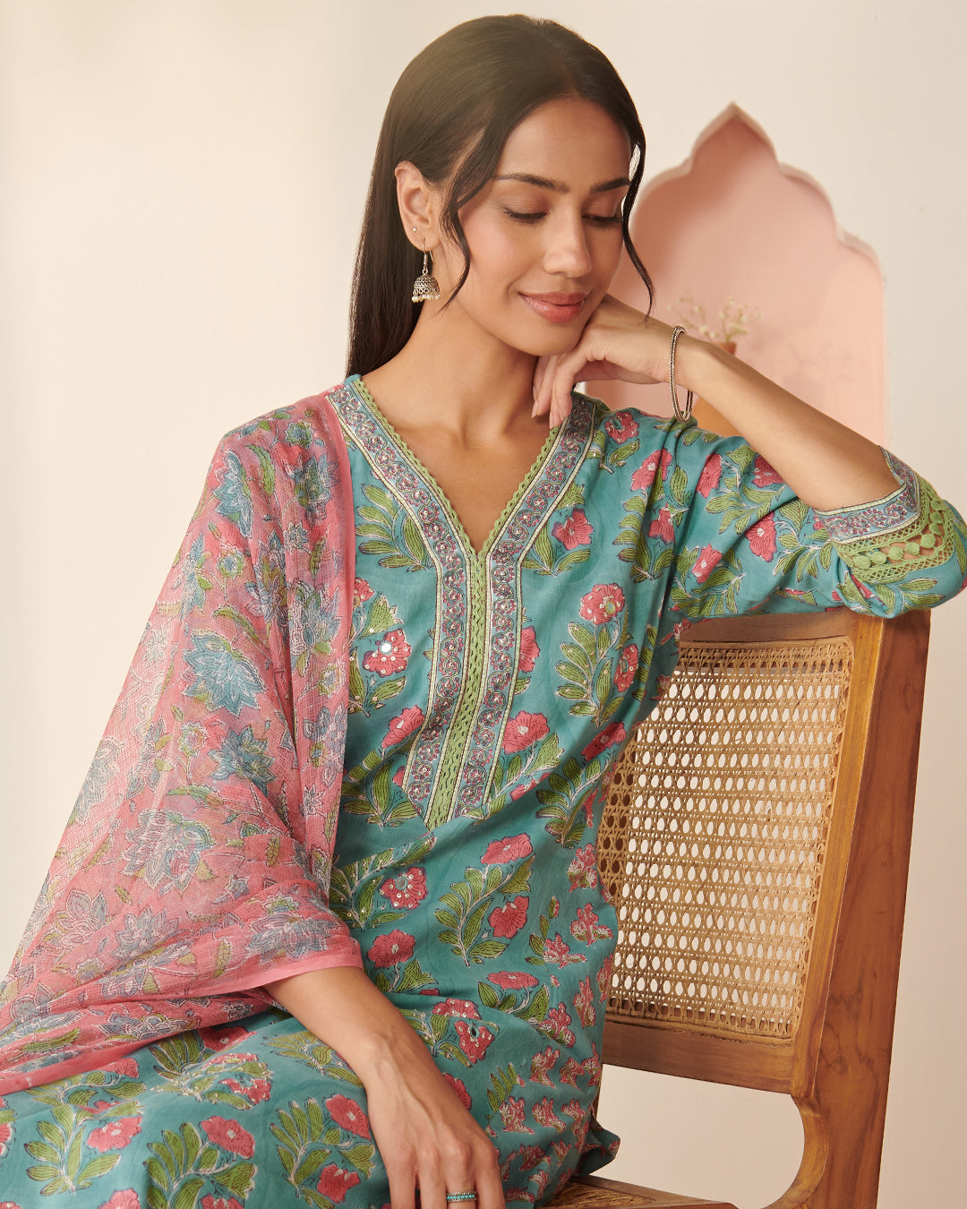 Gulbarg Armin Sanganeri Kurta