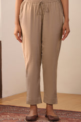 Roza Zeniya Grey Narrow Pants