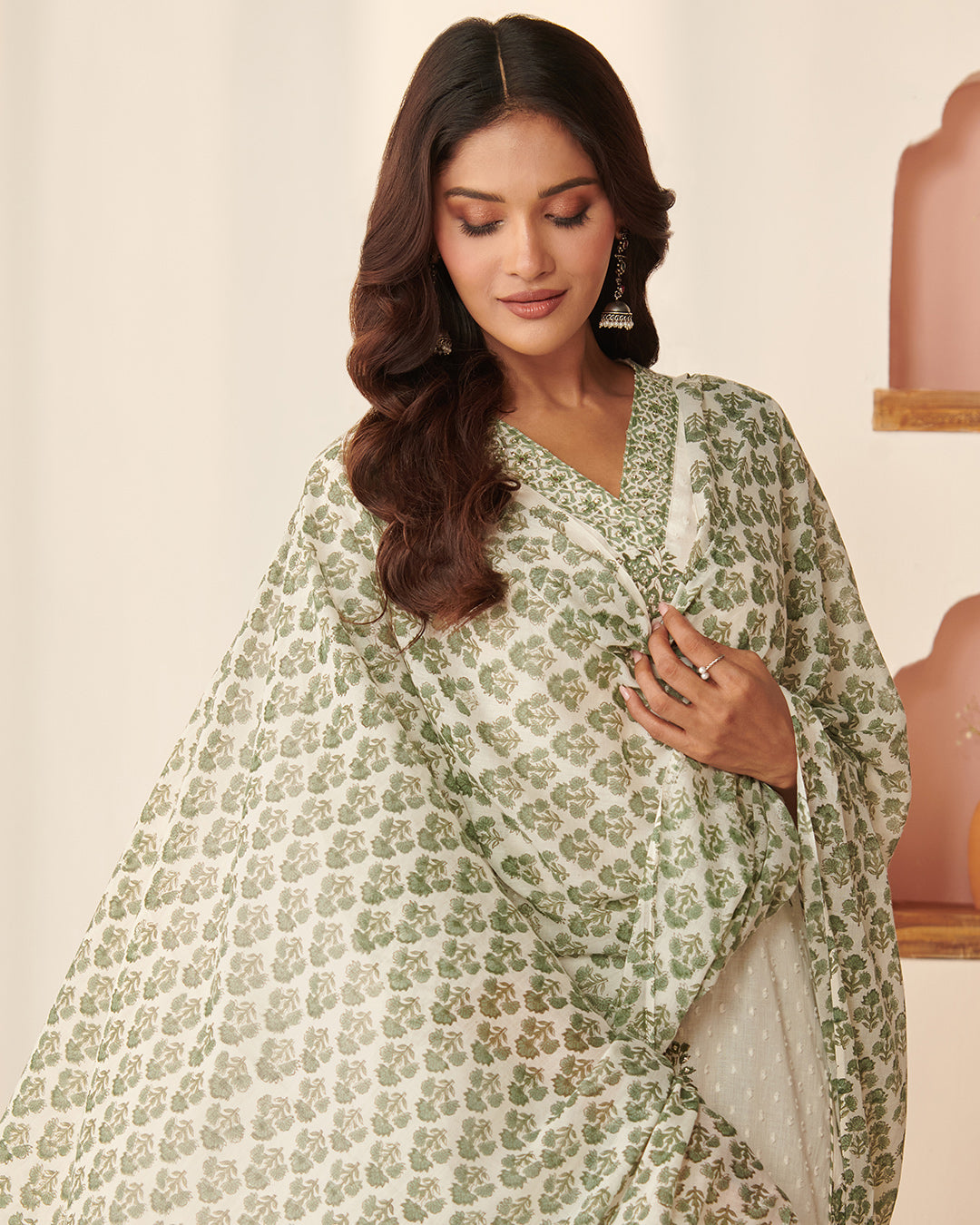 Rosheen Maiwa Sanganeri Dupatta