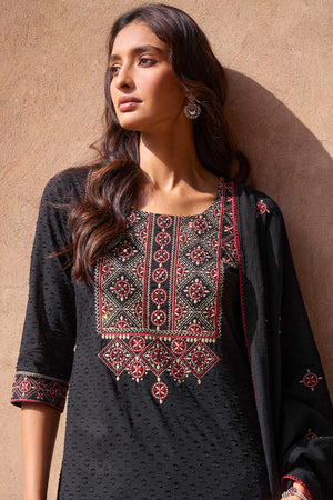Mehraab Safiya Black Kurta