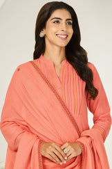 Surplus: Roza Kiara Salmon Dupatta