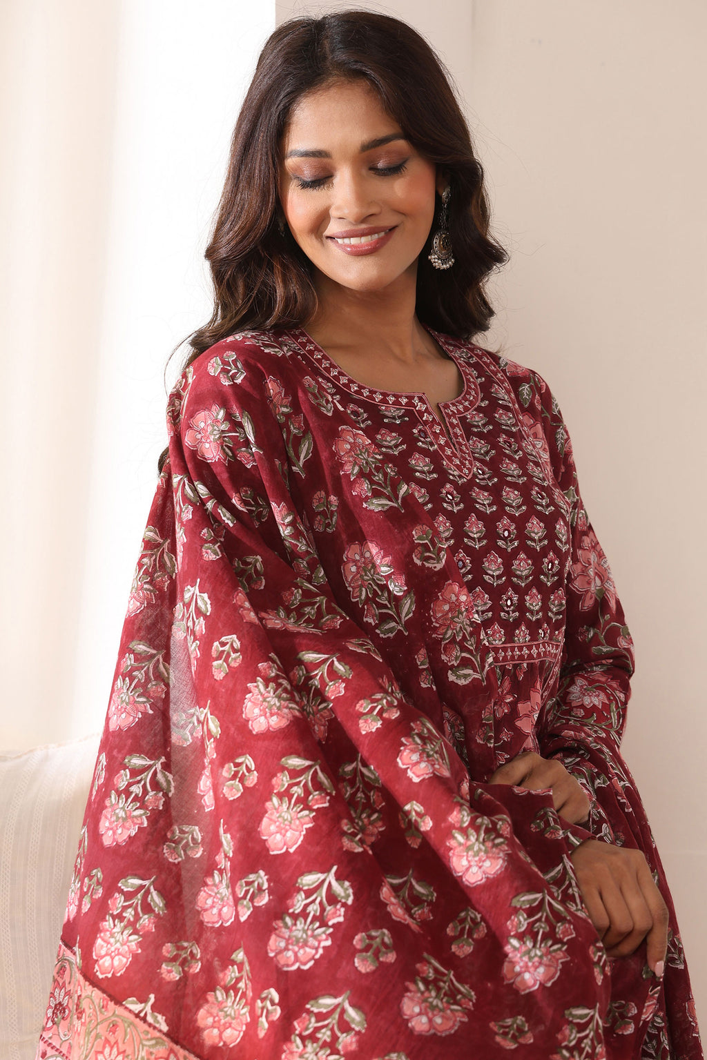 Gulbarg Nida Sanganeri Dupatta