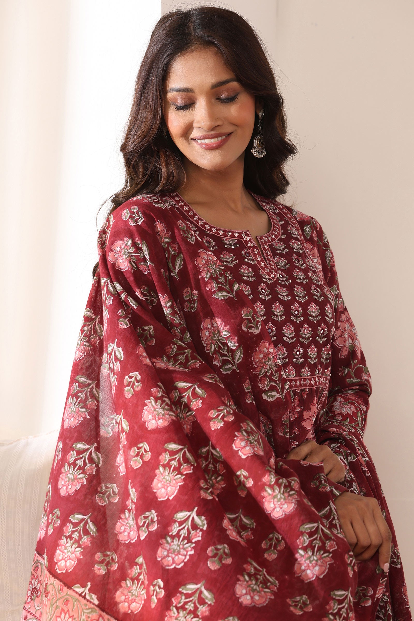 Gulbarg Nida Sanganeri Dupatta