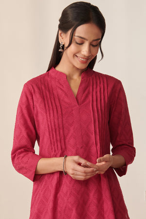 Roza Rosana Berry Pink Kurta