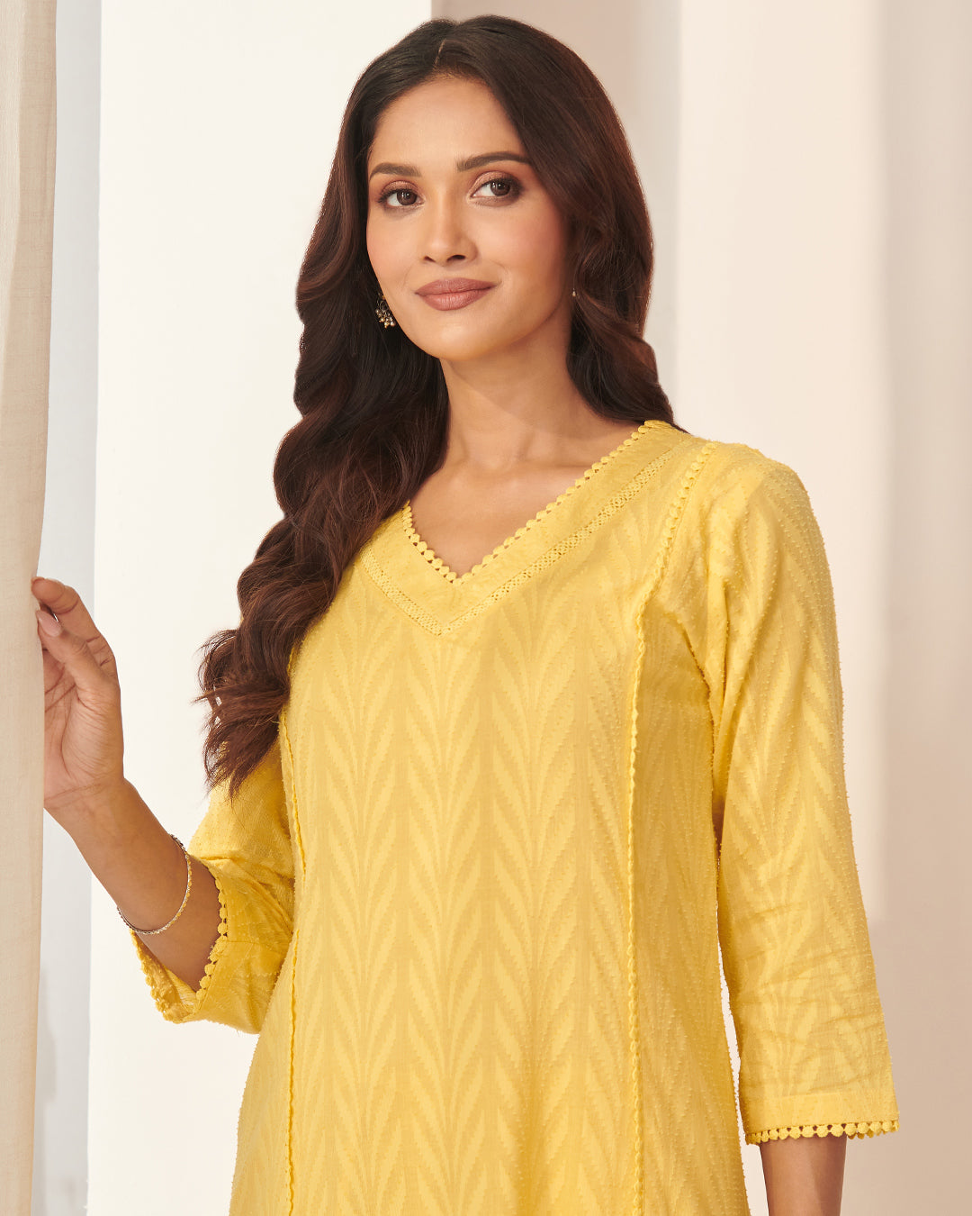 Roza Darya Daffodil Yellow Kurta
