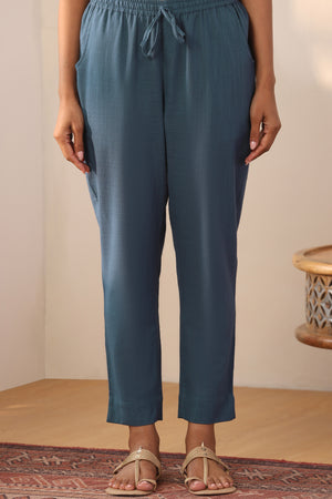 Roza Zoha Blue Narrow Pants