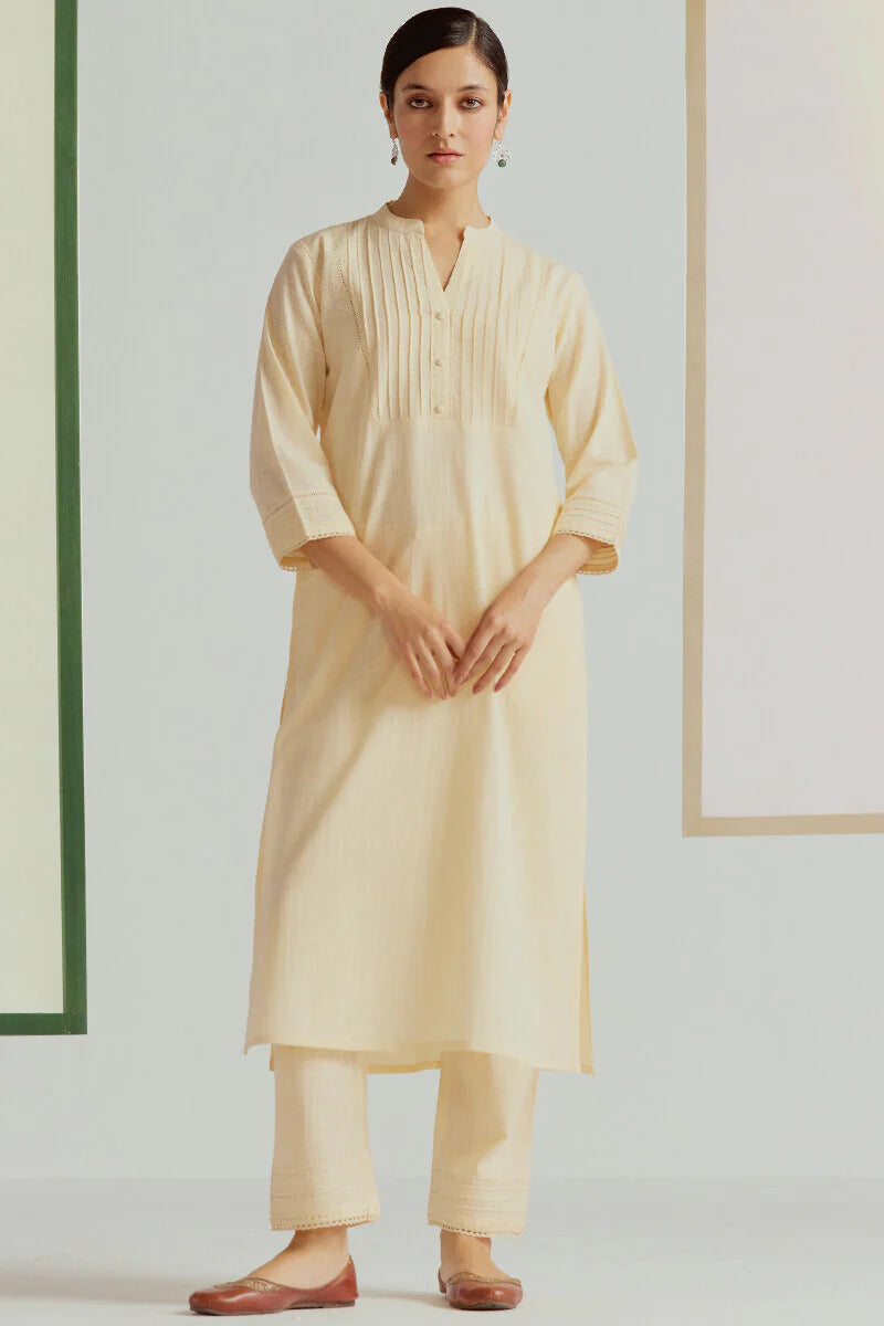 Surplus: Roza Zara Cream Kurta