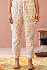 Gauhar Samaira Sanganeri Narrow Pants