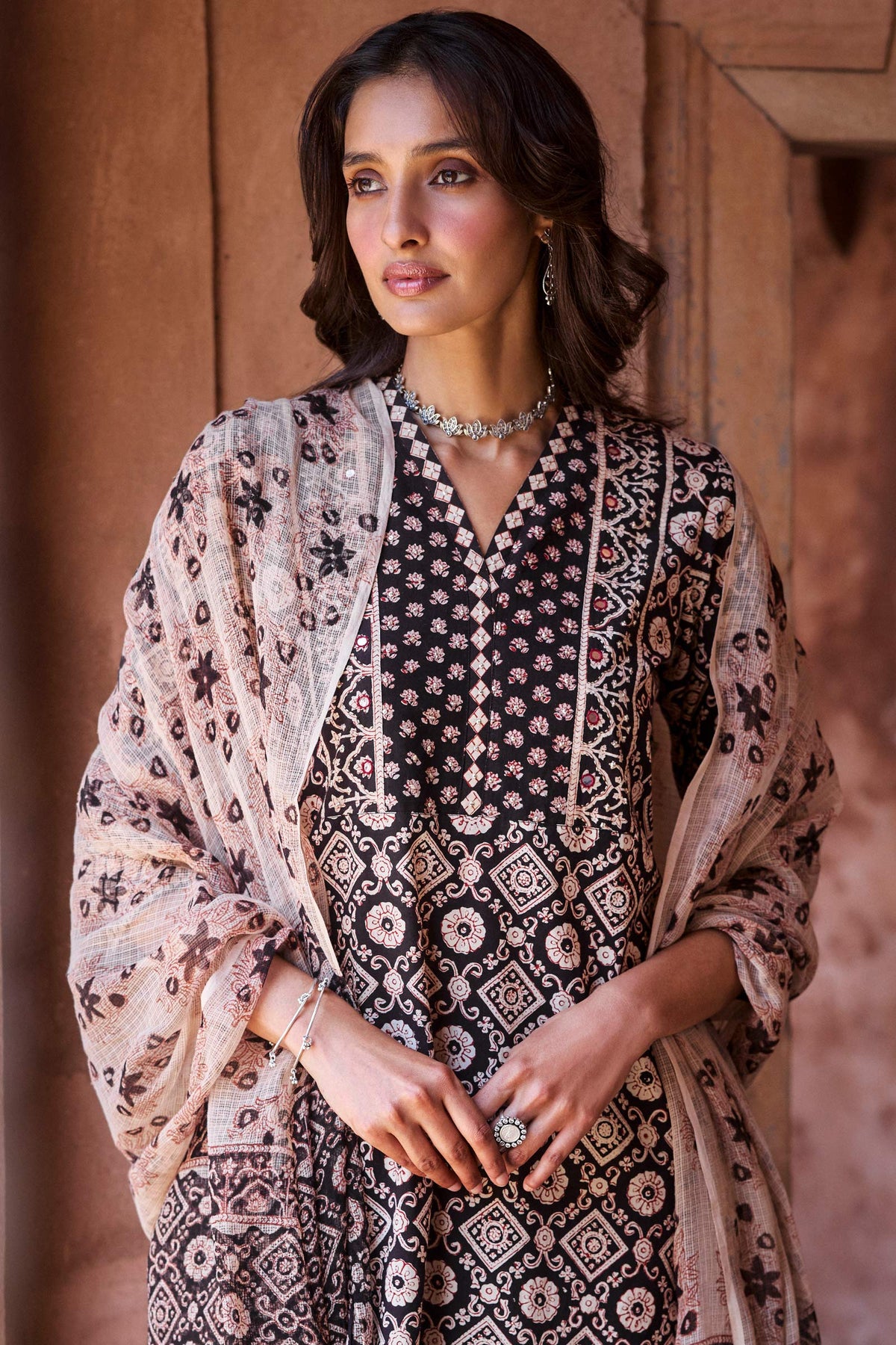 Sehra Alisha Bagru Kurta