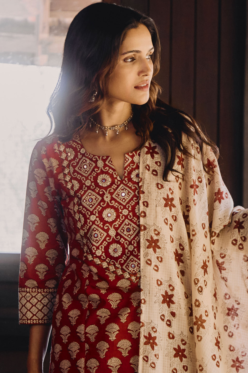 Sehra Sara Bagru Dupatta