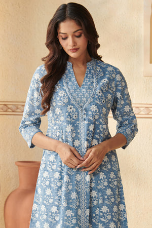 Neelofar Sahiba Sanganeri Kurta