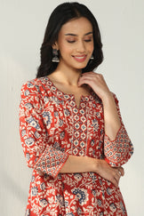 Surplus: Sehra Sumaira Bagru Kurta