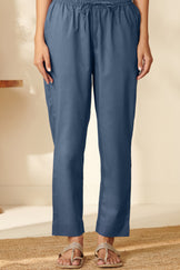 Roza Aasira Blue Narrow Pants