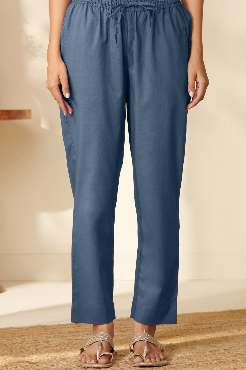 Roza Aasira Blue Narrow Pants