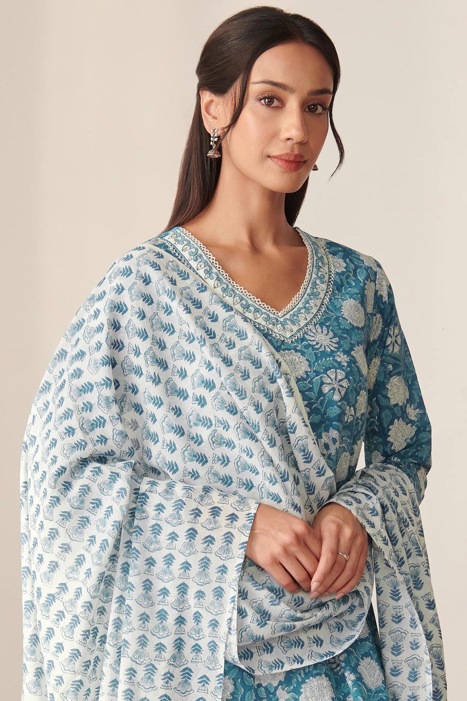 Gauhar Sania Sanganeri Dupatta