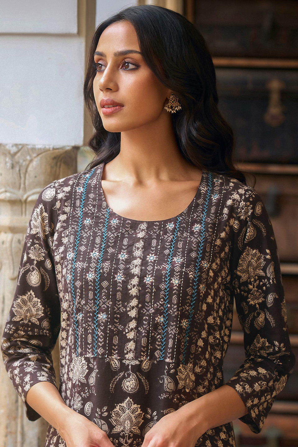 Sehra Farhat Bagru Kurta