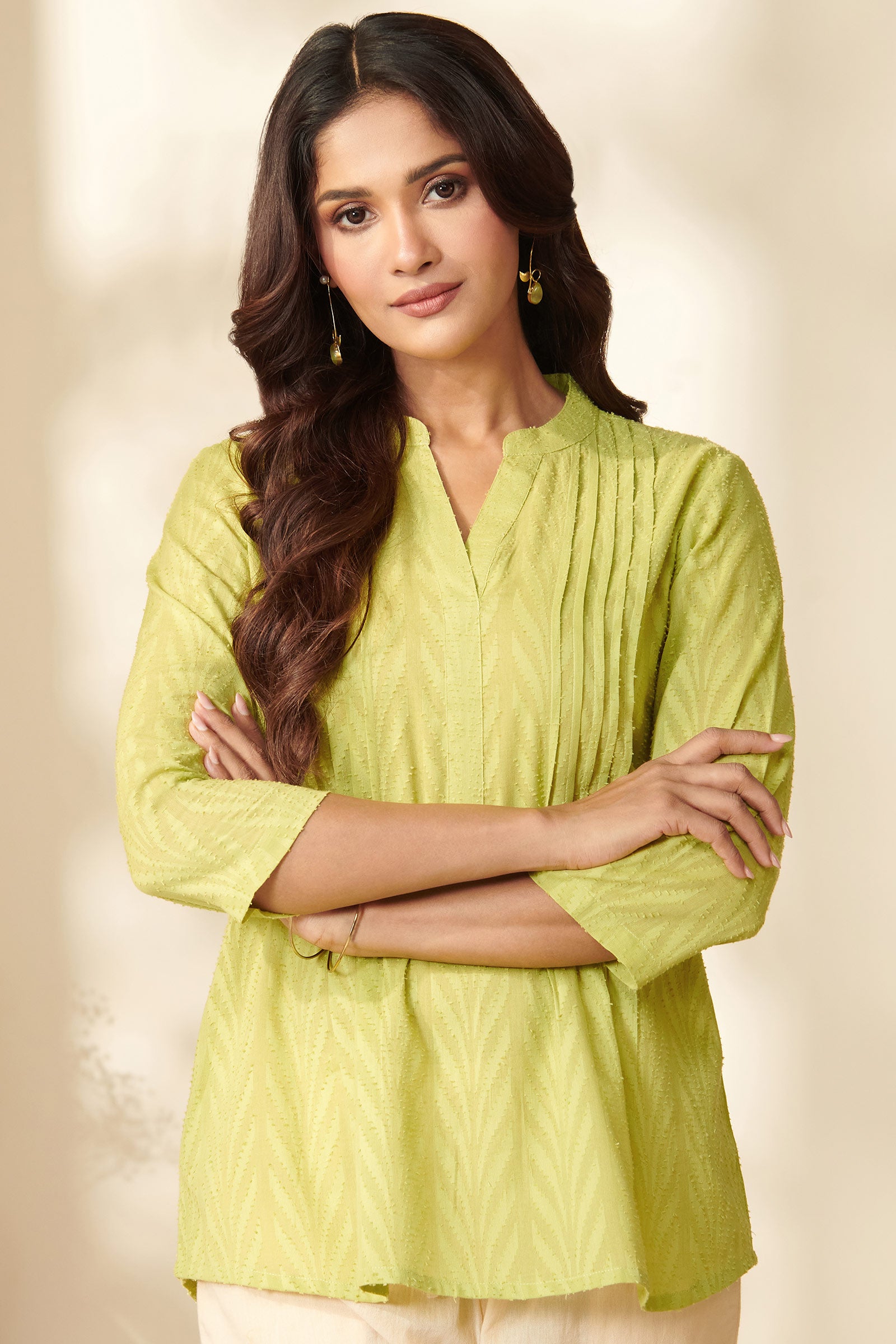 Roza Azin Green Top